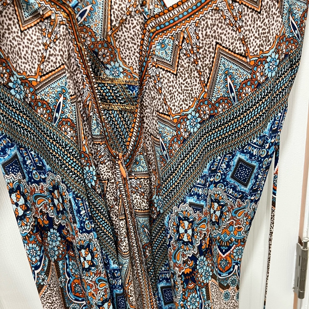 PRINTED MAXI DRESS - Picture 4 of 8